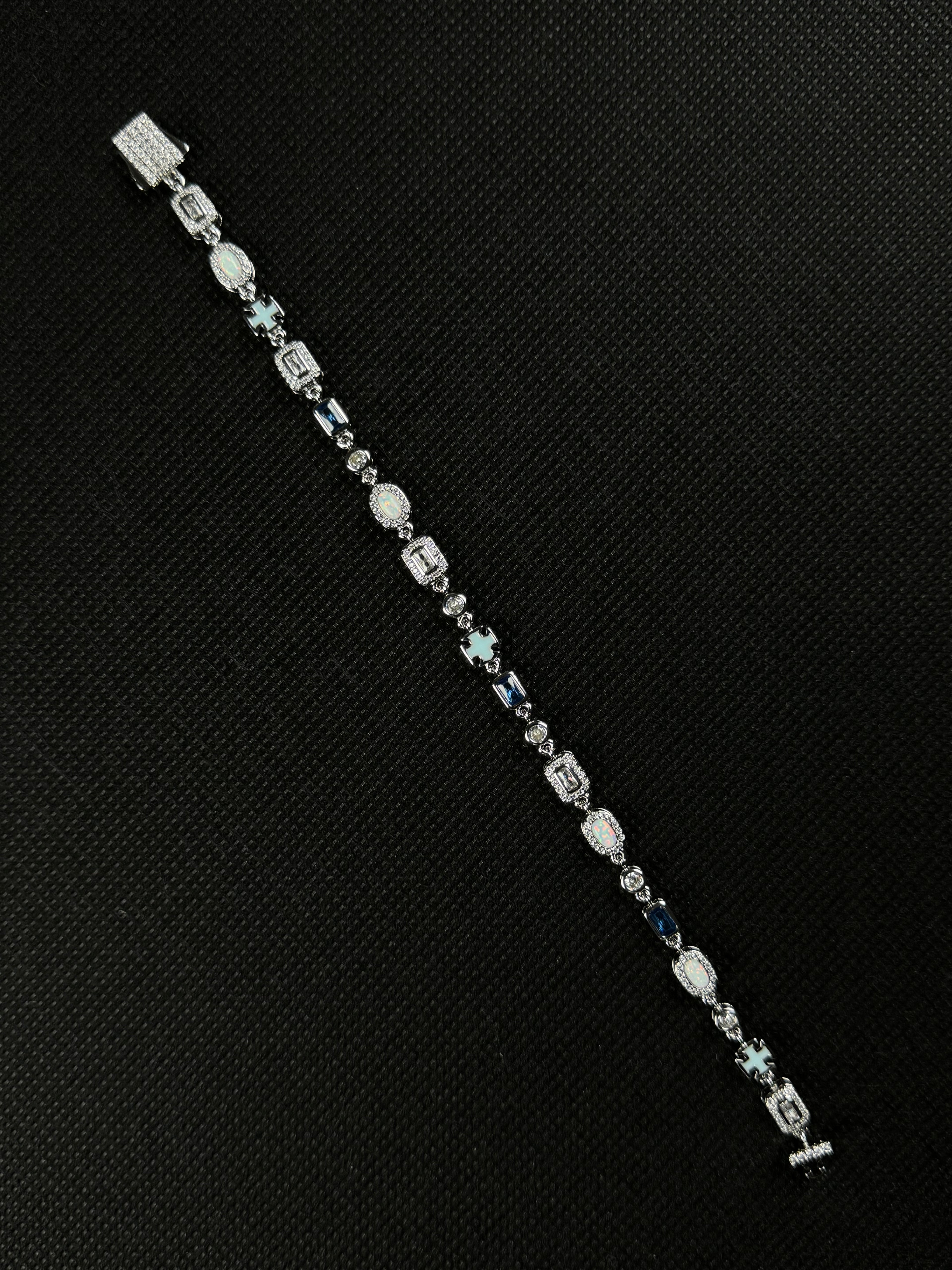 Multicolor Bracelet (Silver)