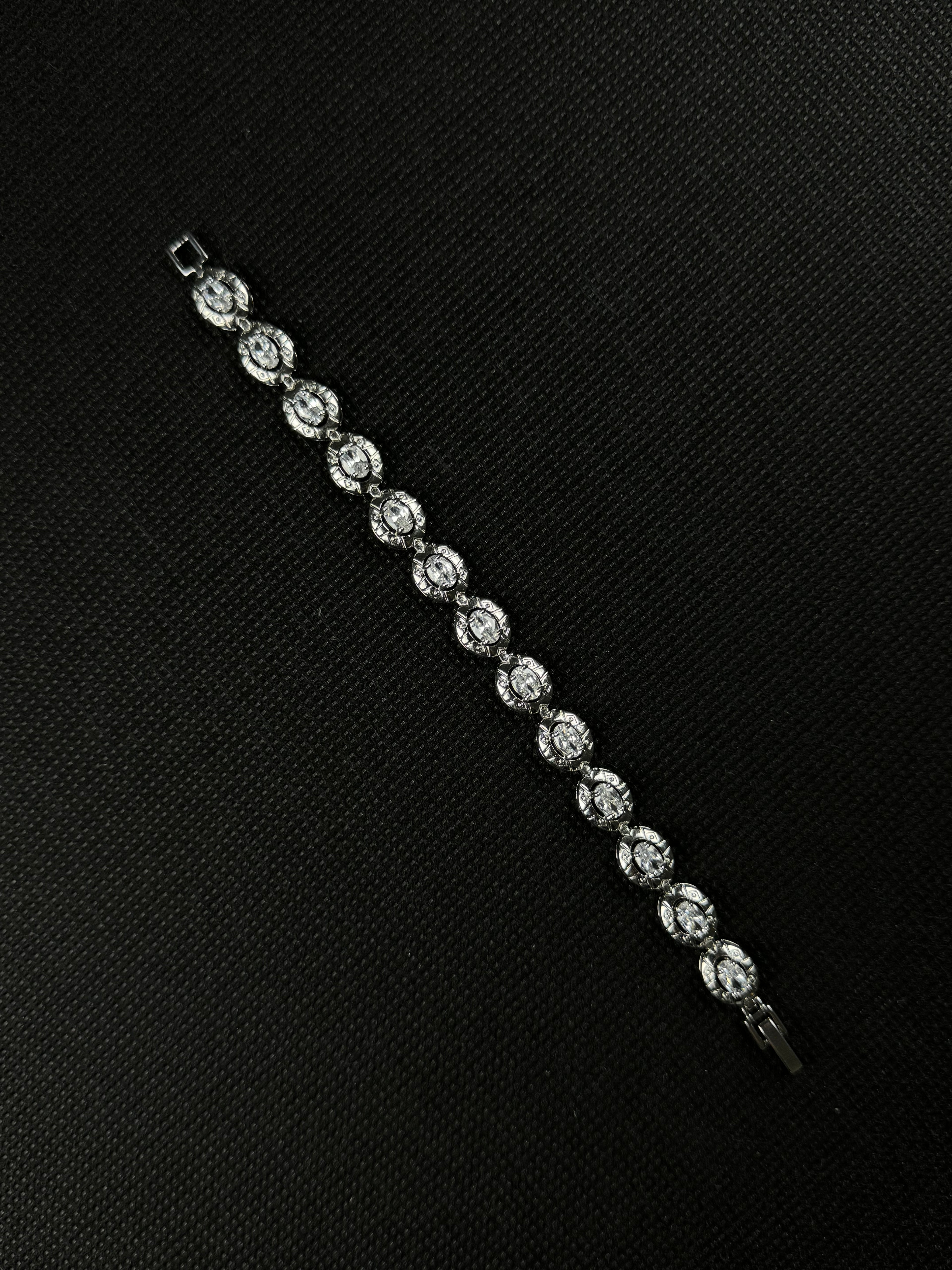 Gemstone Bracelet (Silver)