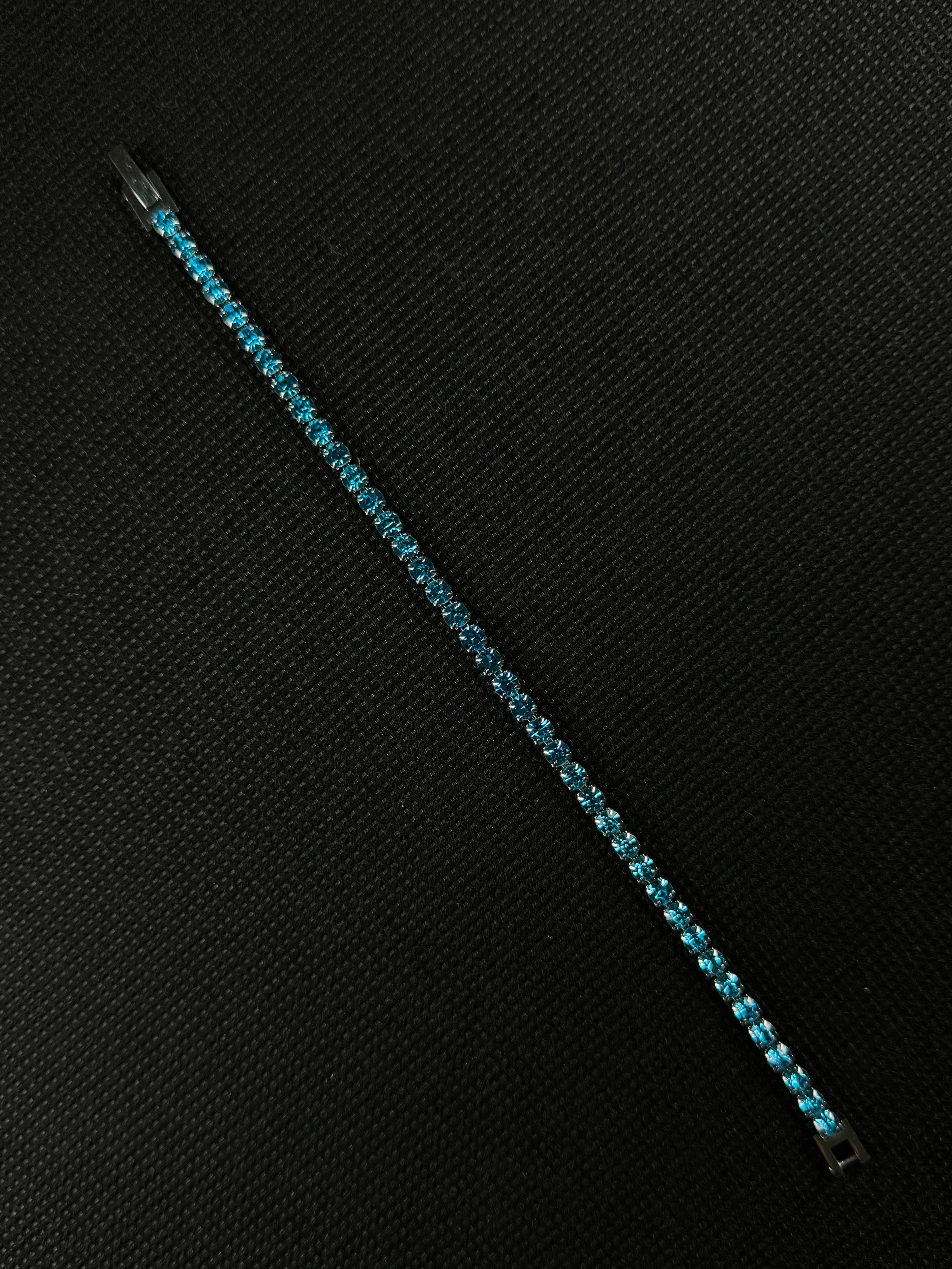 Crystal Bracelet (Blue/Silver)