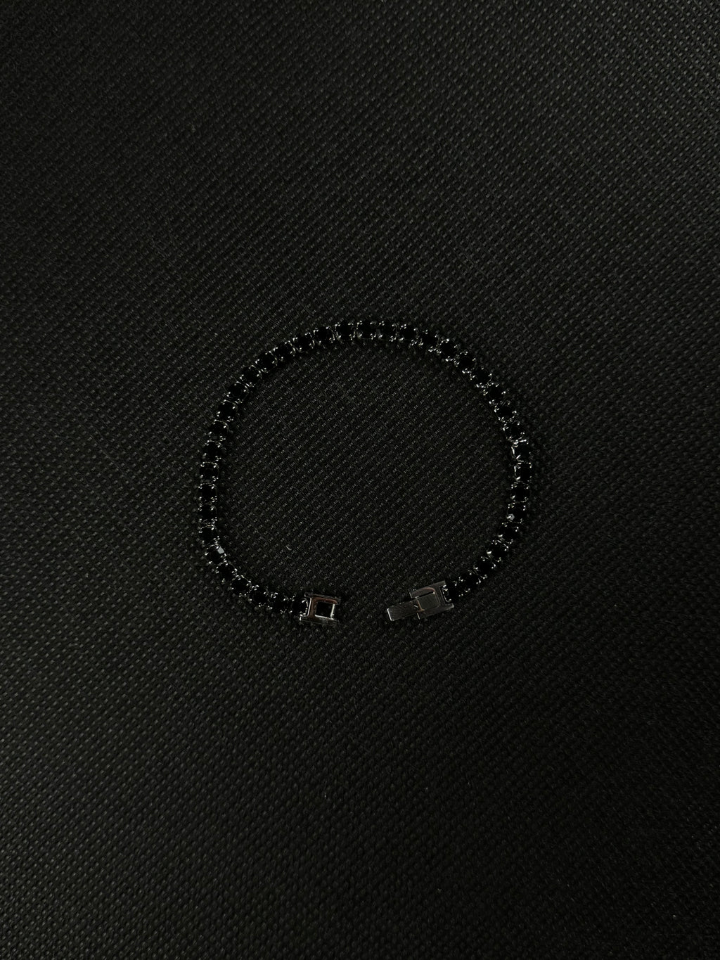 Crystal Bracelet (Black/Silver)