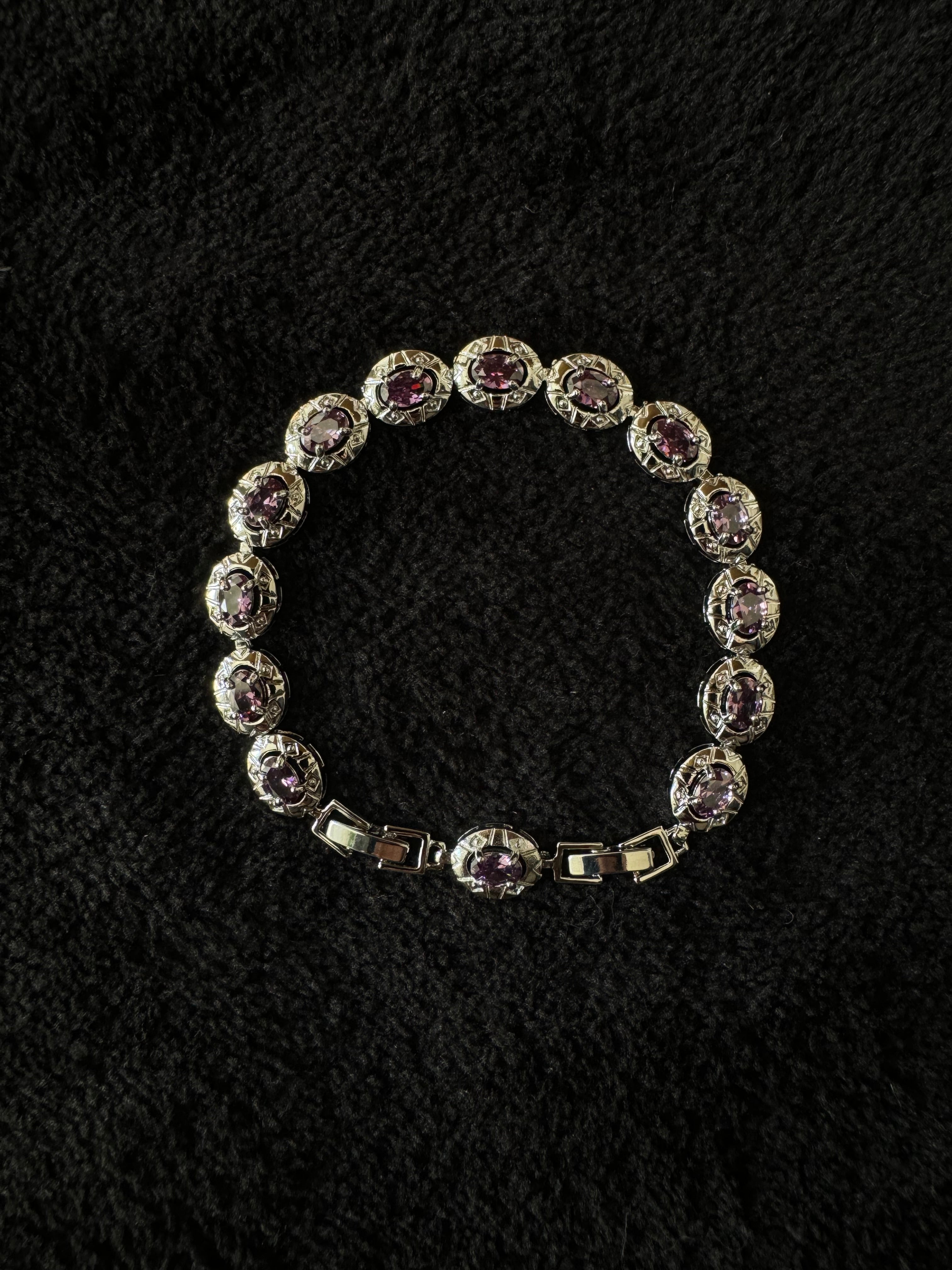 Gemstone „Purple“ Bracelet