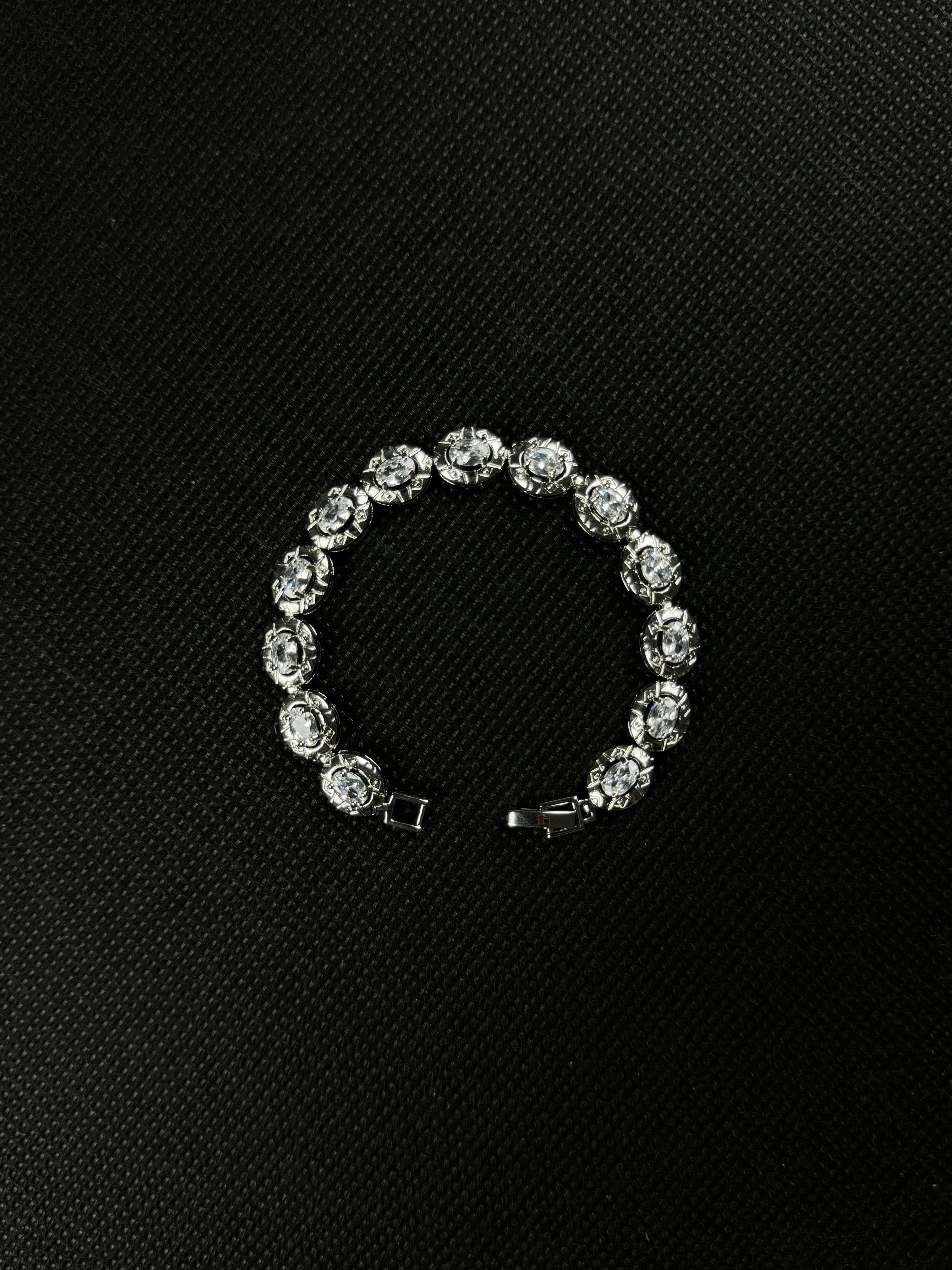 Gemstone Bracelet (Silver)