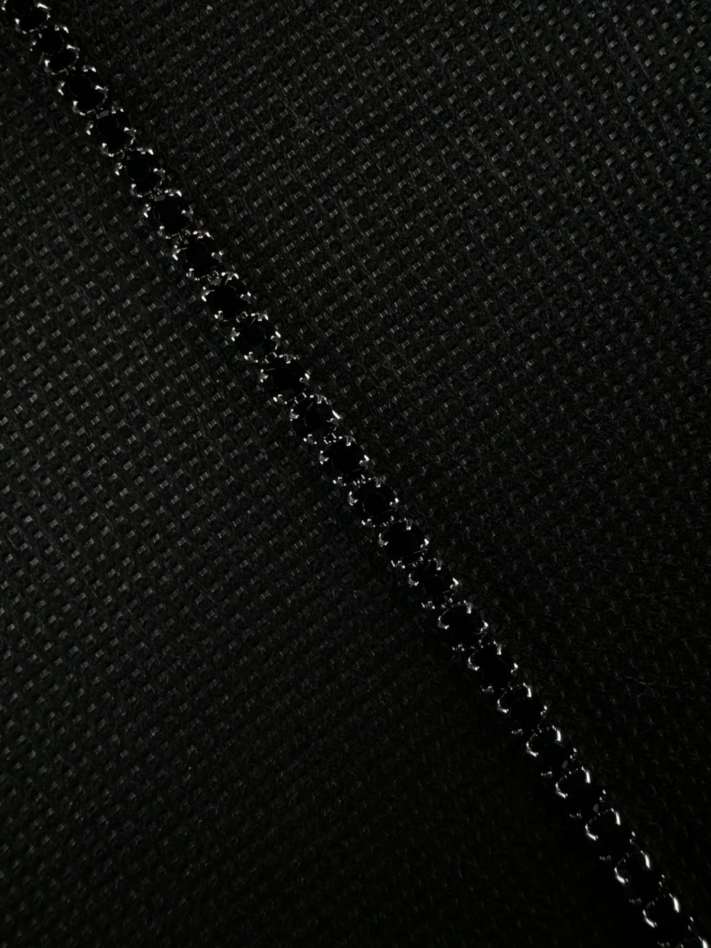 Crystal Bracelet (Black/Silver)