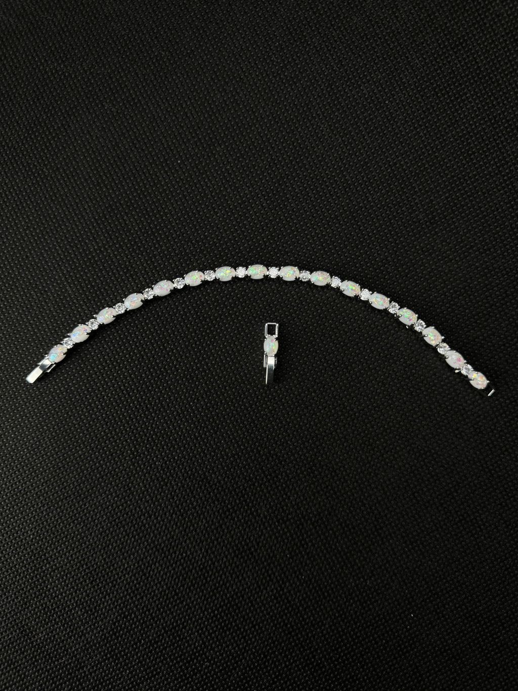 Sphere Bracelet (White/Silver)