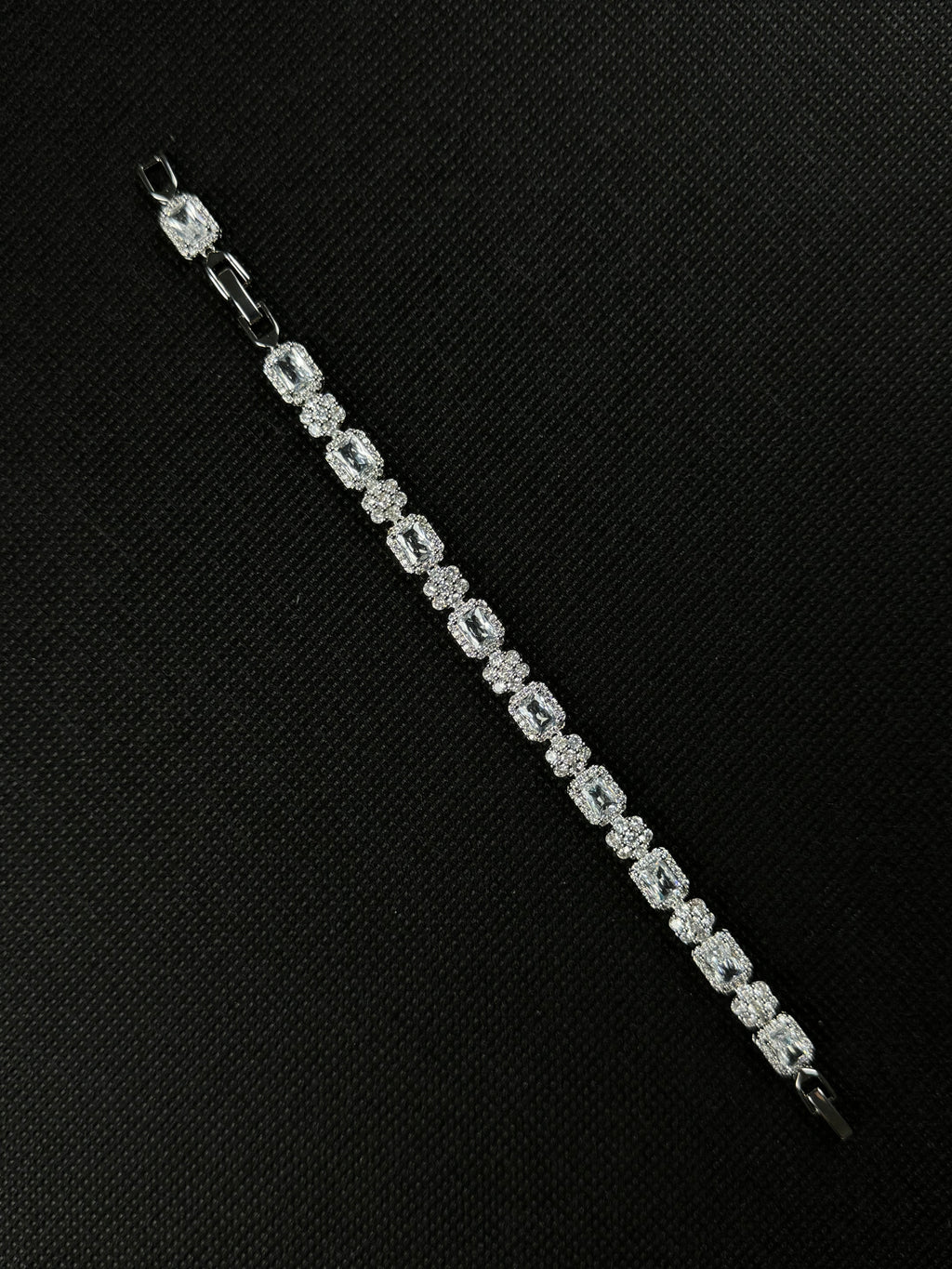 Cubic Flowers Armband (Silber)