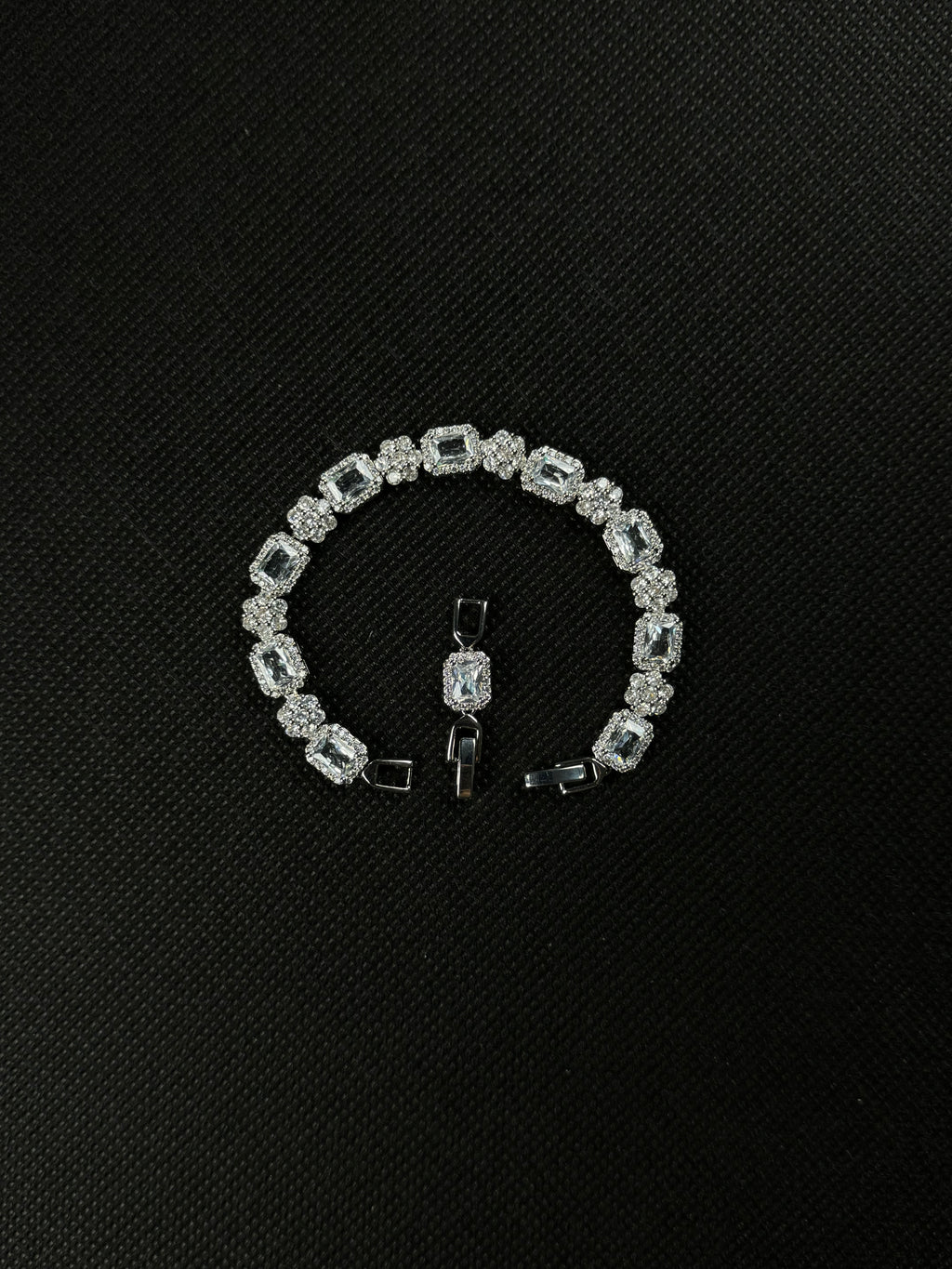 Cubic Flowers Armband (Silber)
