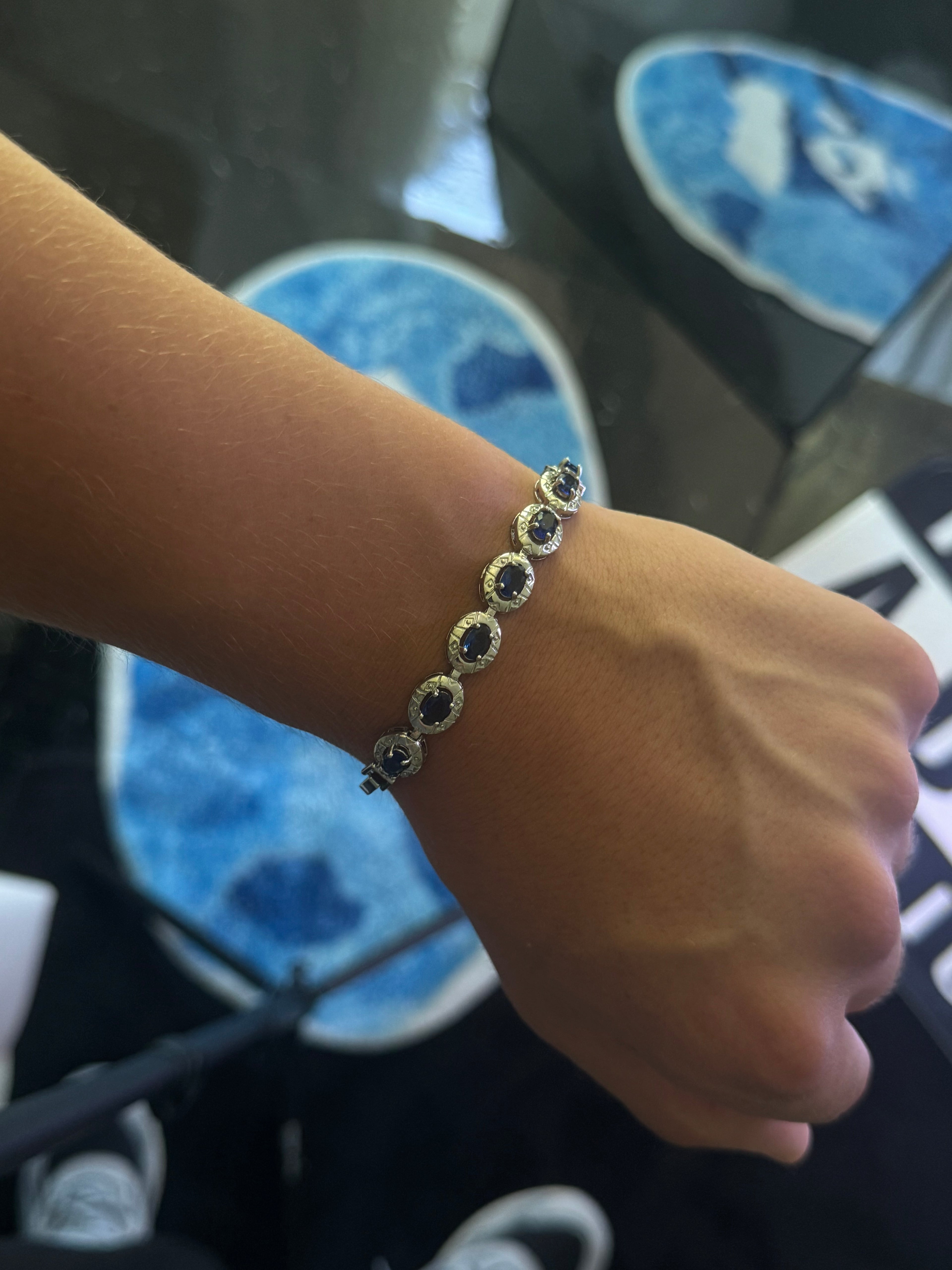 Gemstone „Blue“ Bracelet